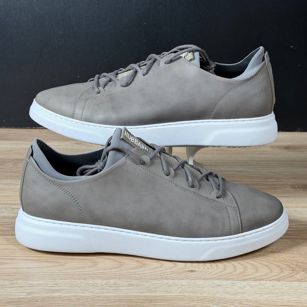 Samuel Hubbard Flight Shoes Mens Size 13 Wide Gray White Preppy Casual Sneakers